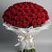 Букет 101 Красная роза Блэк Мэджик в Михнево