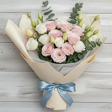 Букет цветов из:  Лизиантусы #REPLACE_PRED# Михнево