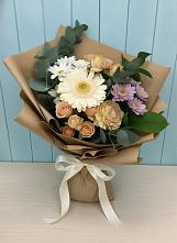 Букет цветов из:  Герберы и Хризантемы в Михнево