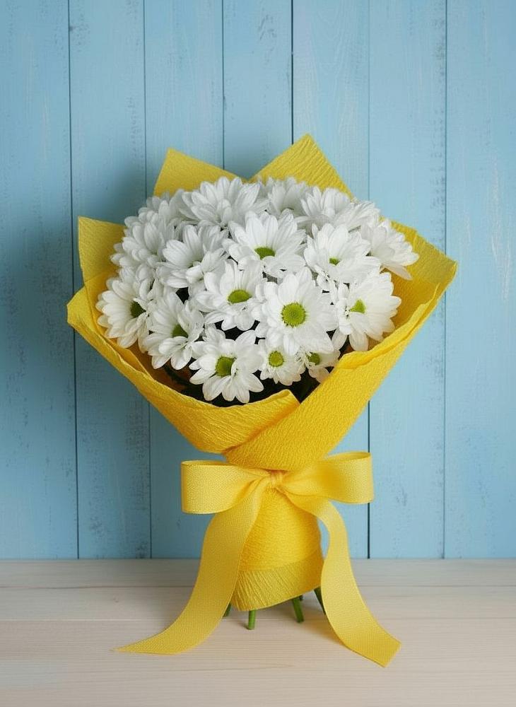 Букет цветов из: Хризантемы в Михнево