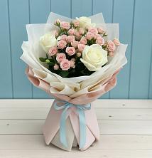 Букет цветов из:  Розы в Михнево