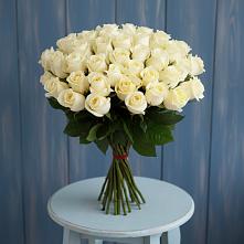 Букет 51 Белая роза Эдлесс Лав #REPLACE_PRED# Михнево