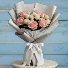 Букет цветов из:  Розы в Михнево