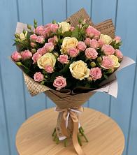 Букет цветов из:  Розы в Михнево