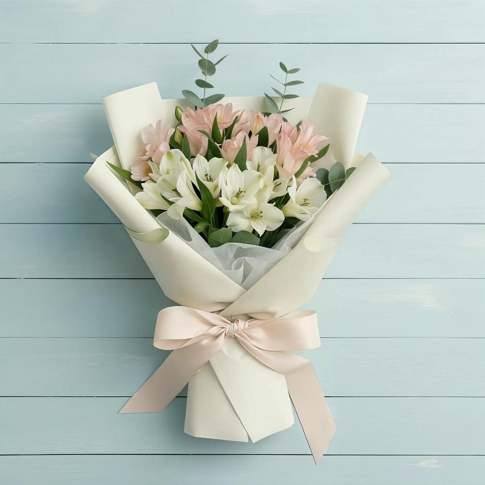 Букет цветов из: Альстромерии в Михнево