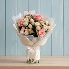 Букет цветов из:  Розы в Михнево