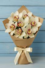 Букет цветов из:  Орхидеи и Розы в Михнево