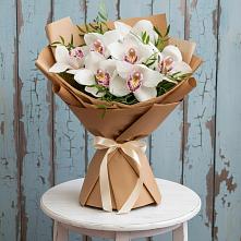 Букет цветов из:  Орхидеи и Розы #REPLACE_PRED# Михнево